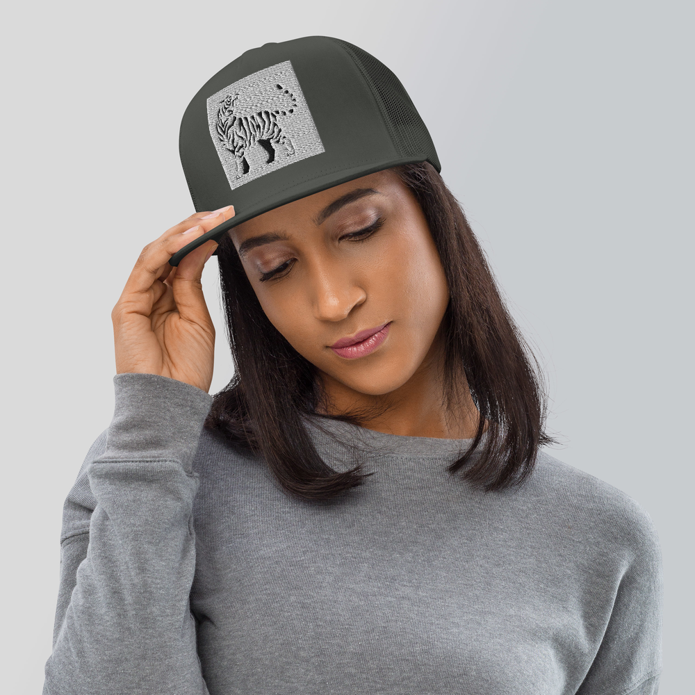 OC|TW Label "White Tigers" Trucker Hat
