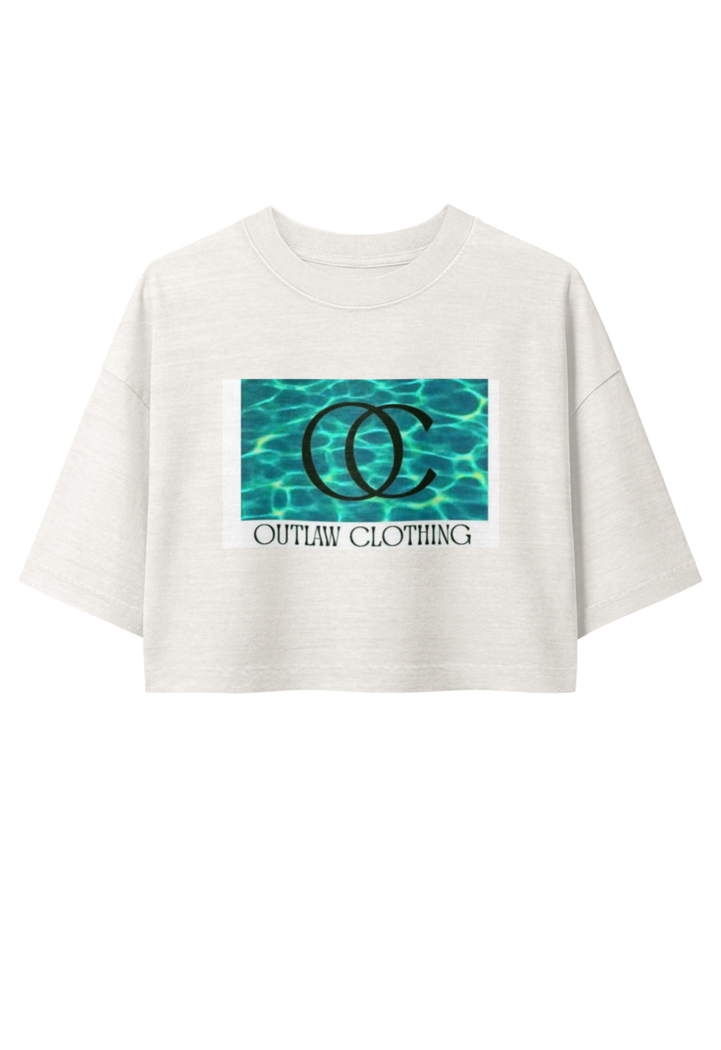 OC|TW Label "Turquoise Water Touch & Go" Crop