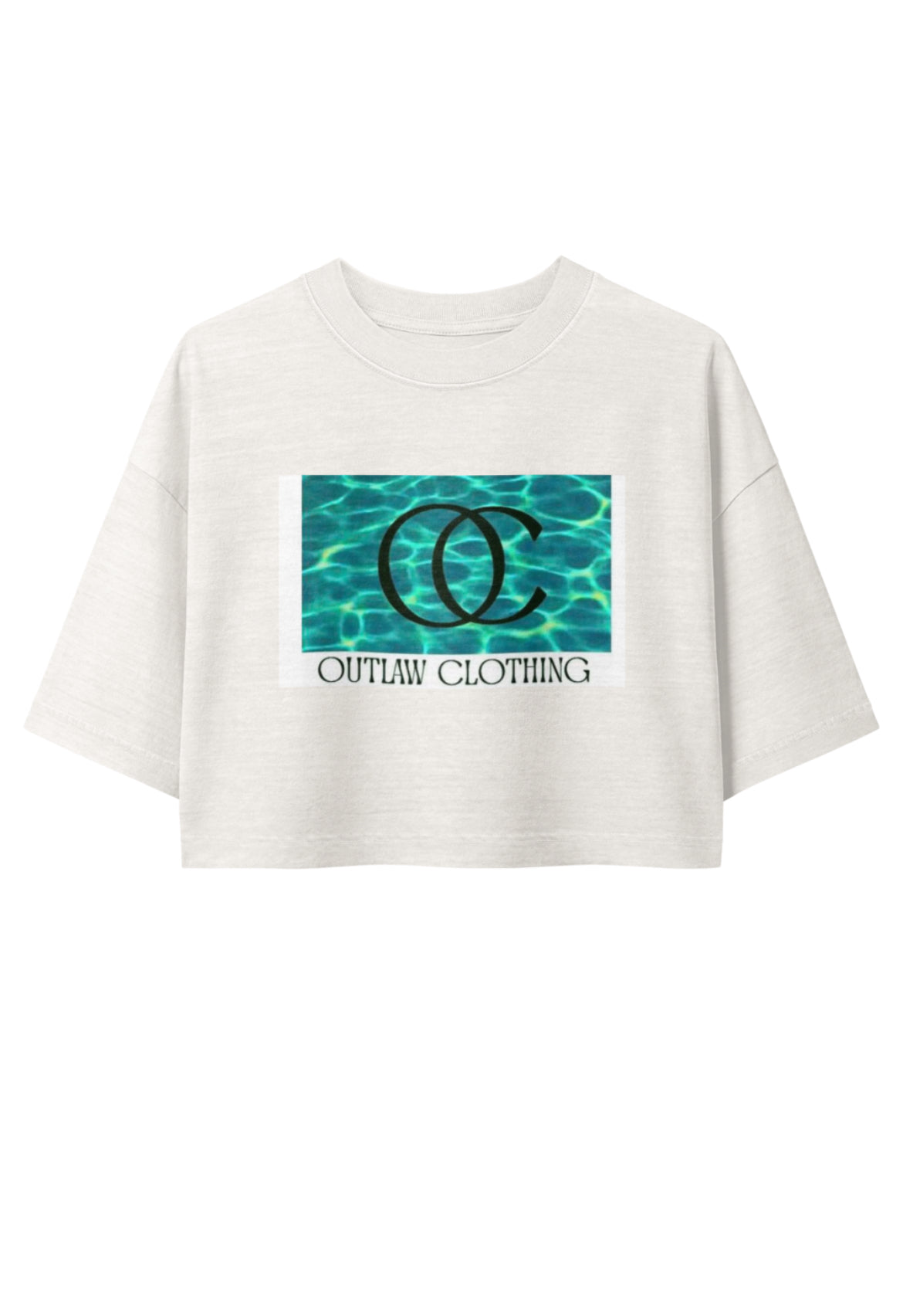 OC|TW Label "Turquoise Water Touch & Go" Crop