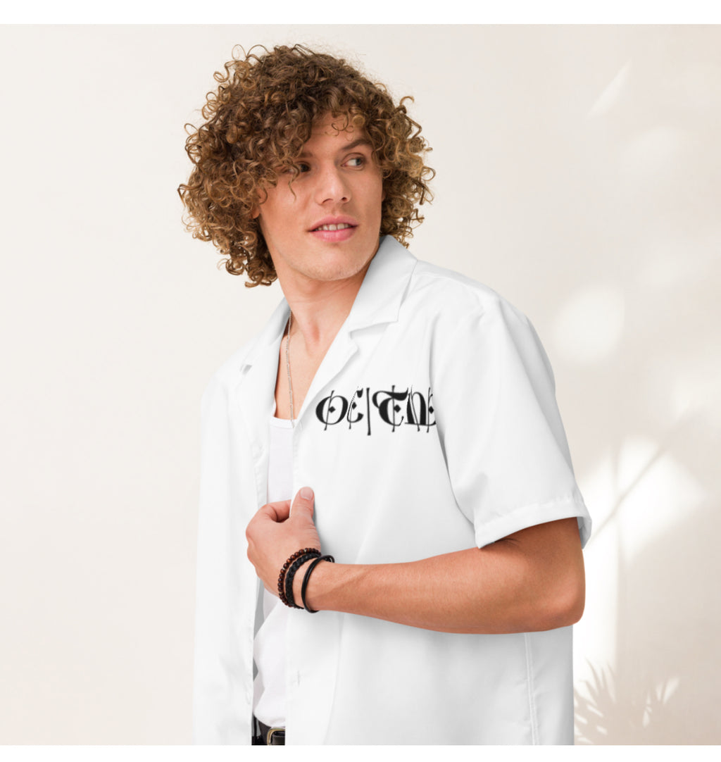OC|TW Label "Day Off" Short Sleeve Button Up