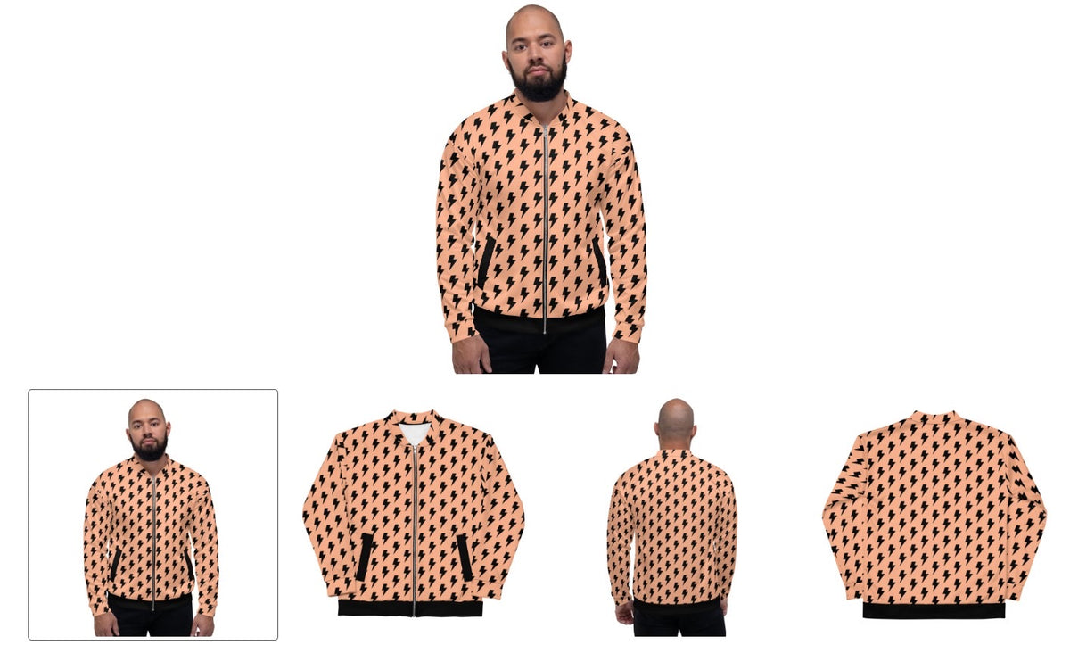 Outlaw Clothing Men's Fly Salmon Bomber