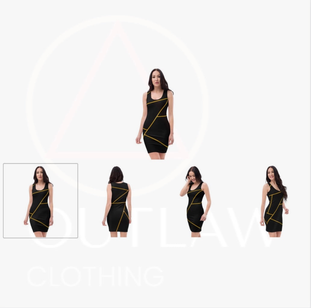 Outlaw Clothing Golden Ratio Maxi Dress