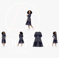 Outlaw Clothing LS Introvert Dress w/ Pockets
