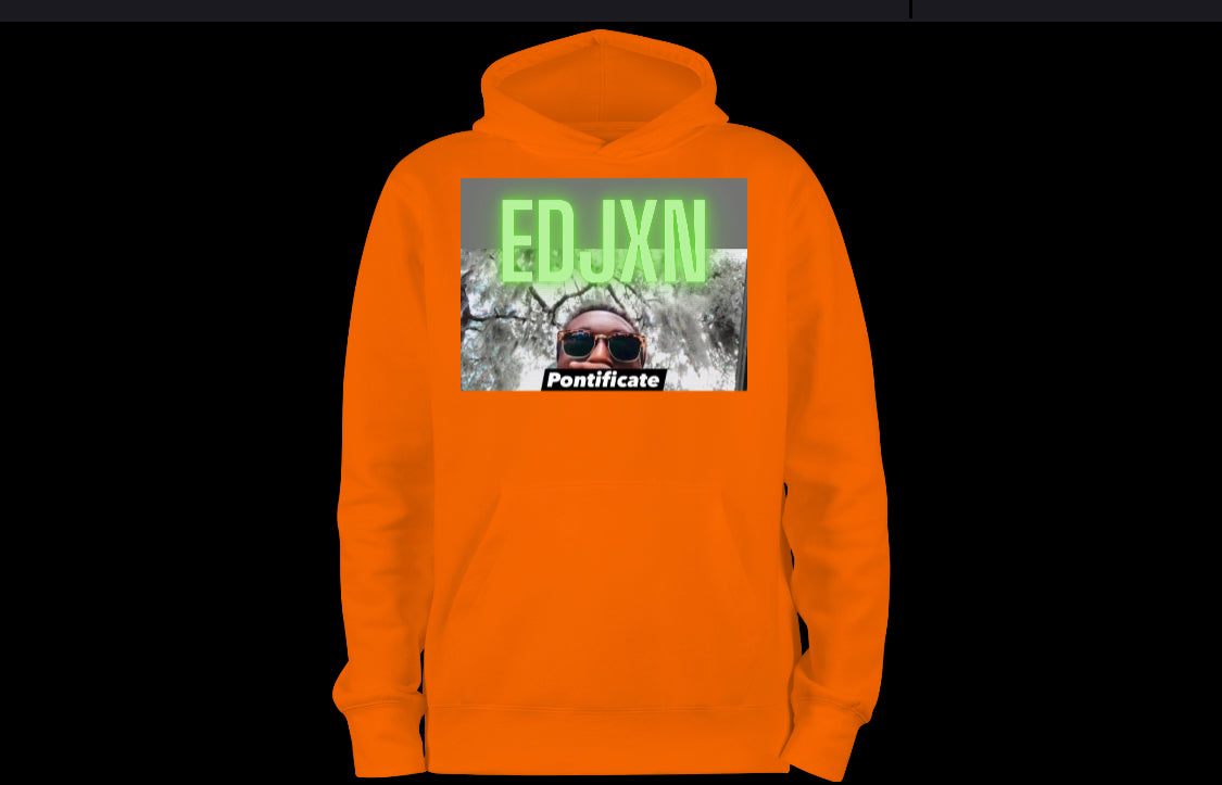 EDJXN Orange_Theorem Graphic Hoodie
