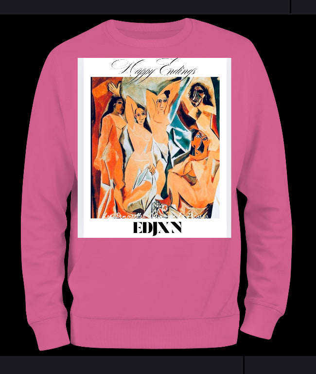 EDJXN "Banned Picasso Cover" Graphic Sweatshirt