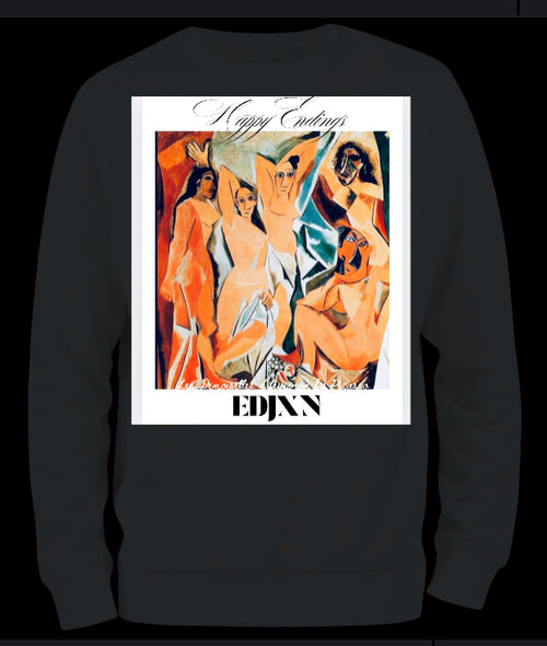EDJXN "Banned Picasso Cover" Graphic Sweatshirt
