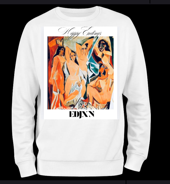EDJXN "Banned Picasso Cover" Graphic Sweatshirt